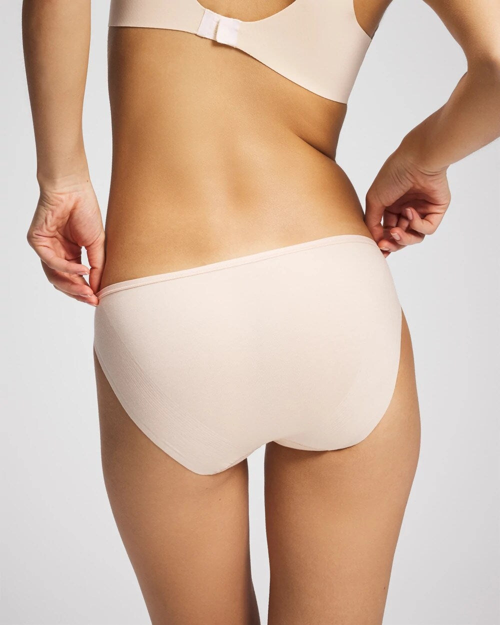 PALE SAND Cotton Bikini Panty