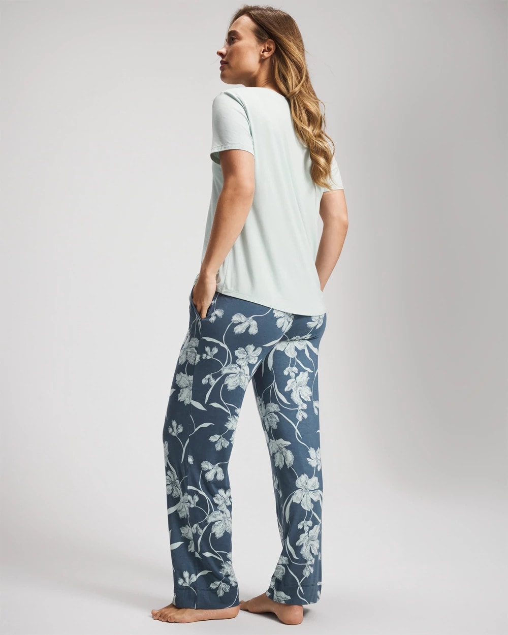 REFLECTION BLOOMS TAP Short Sleeve + Pant Pajama Set