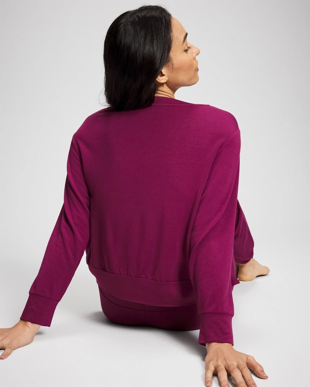 POMEGRANATE WINE Long-Sleeve Pajama Top