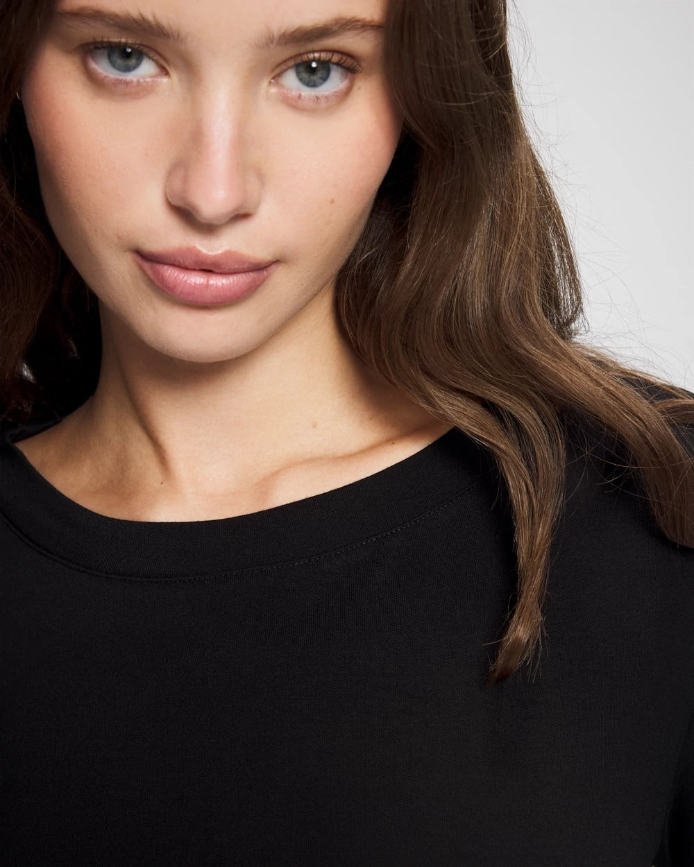 BLACK Long-Sleeve Pajama Top