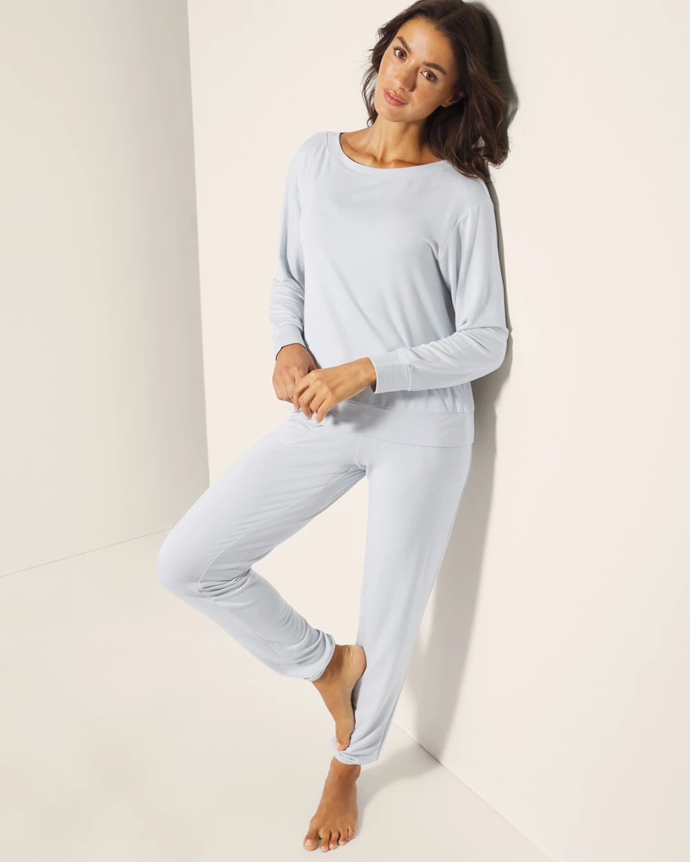 BLUE MIST Long-Sleeve Pajama Top