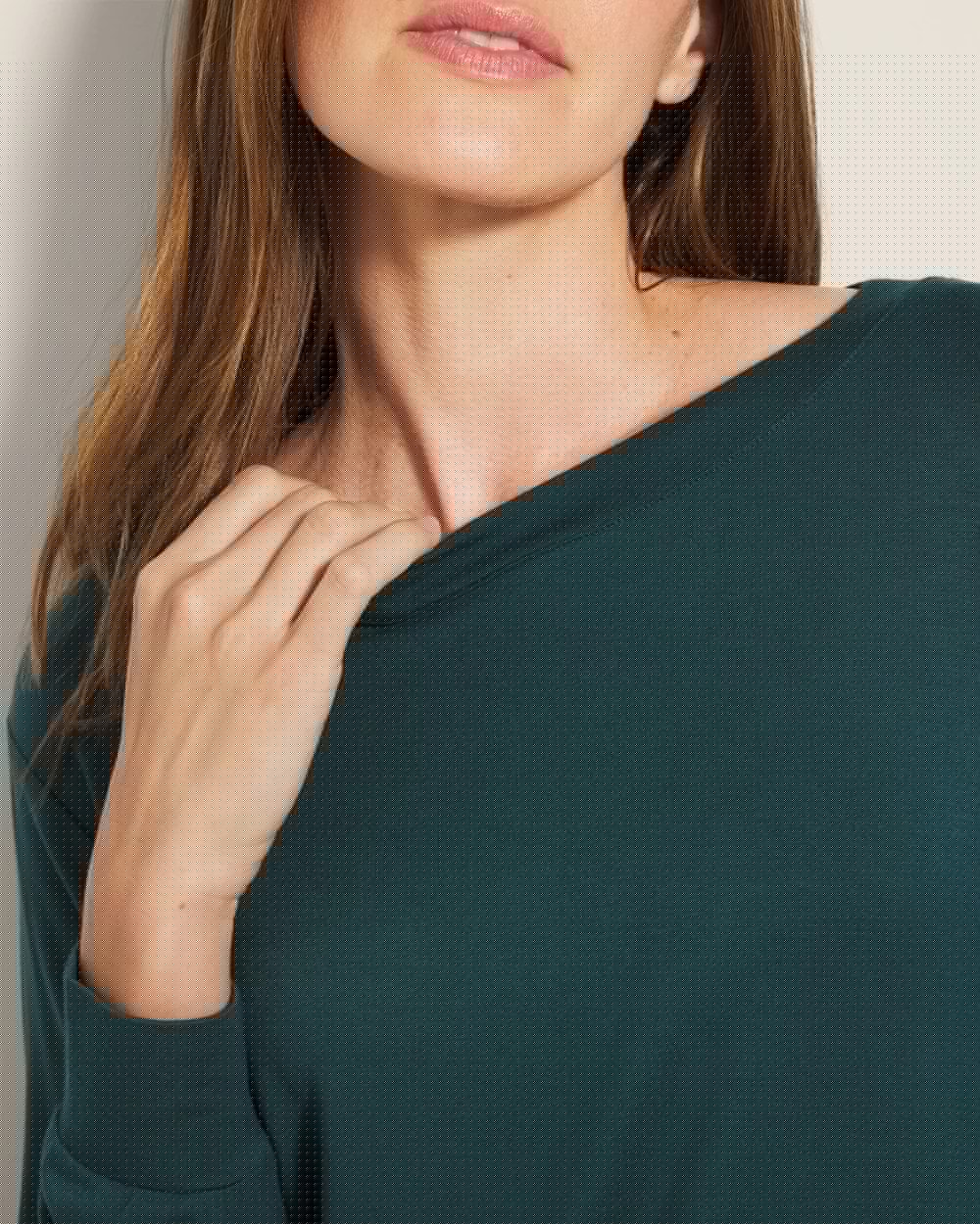 DEEP TEAL Long-Sleeve Pajama Top