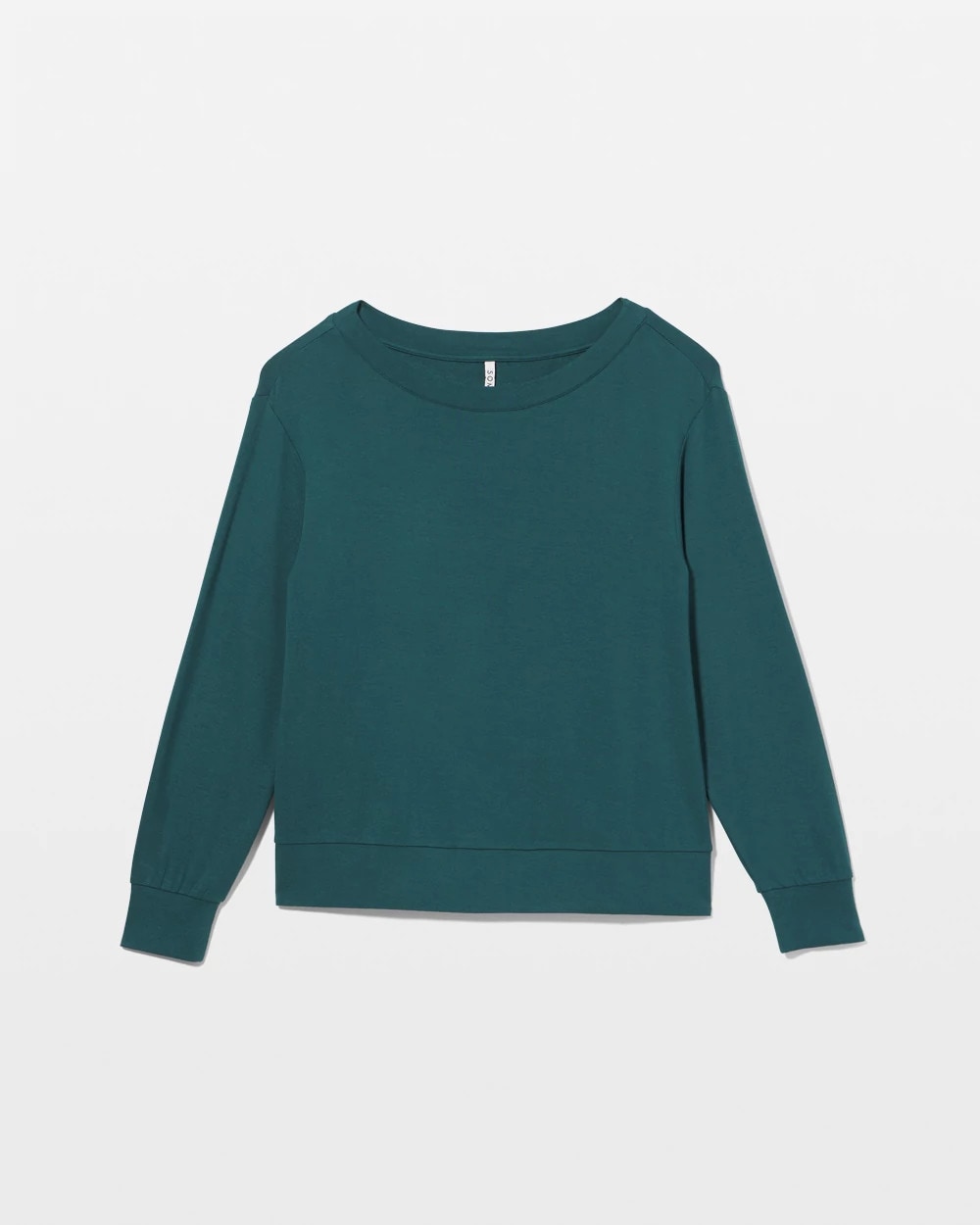 DEEP TEAL Long-Sleeve Pajama Top