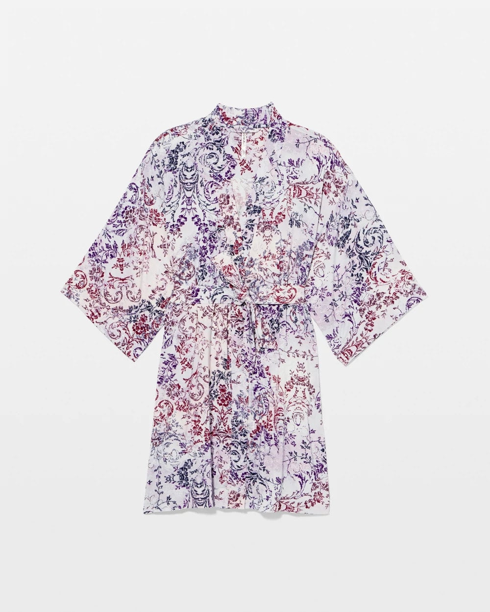 LACE HARMONY LILAC Short Robe