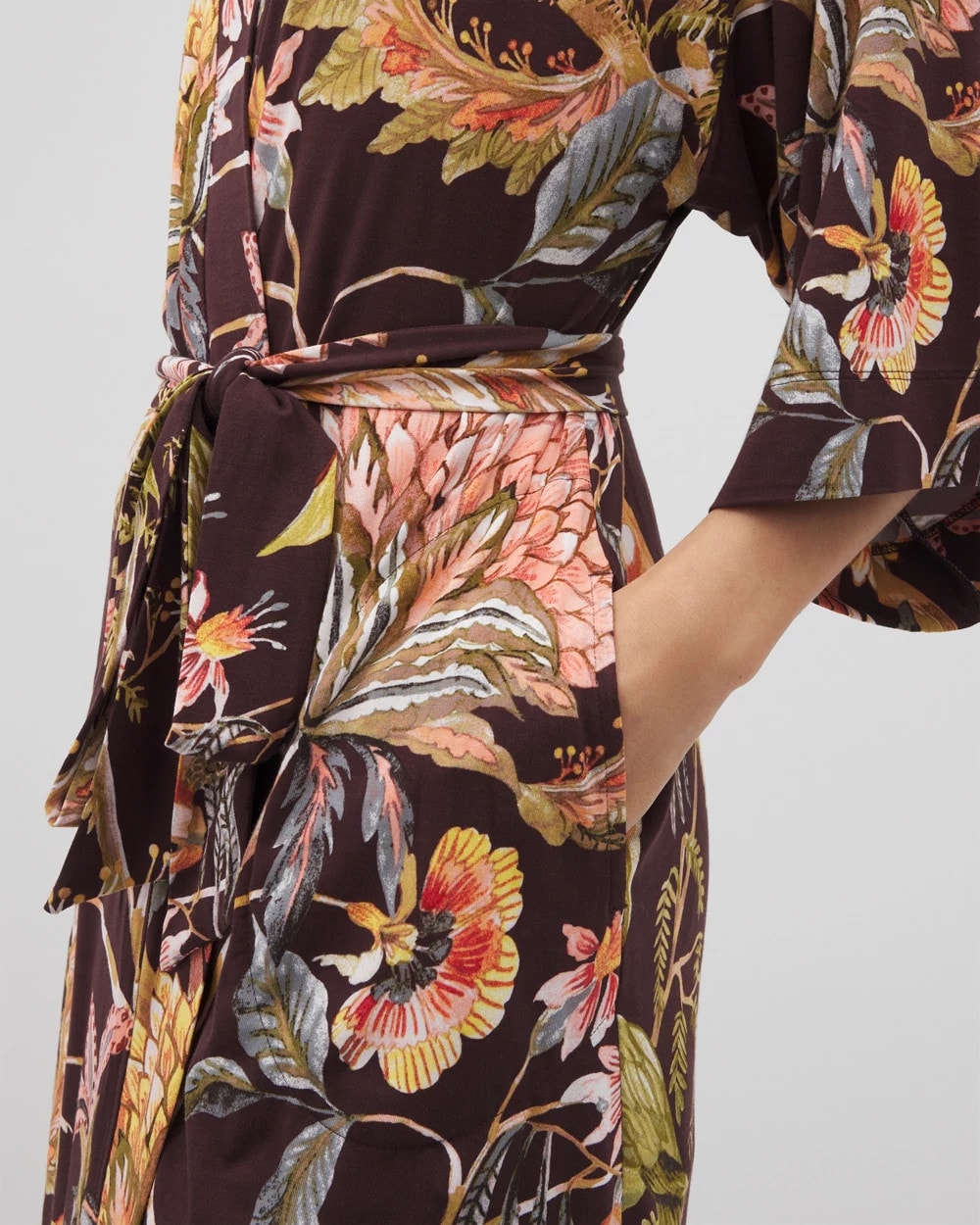 PARROT-DISO PLUME G PLUM Short Robe
