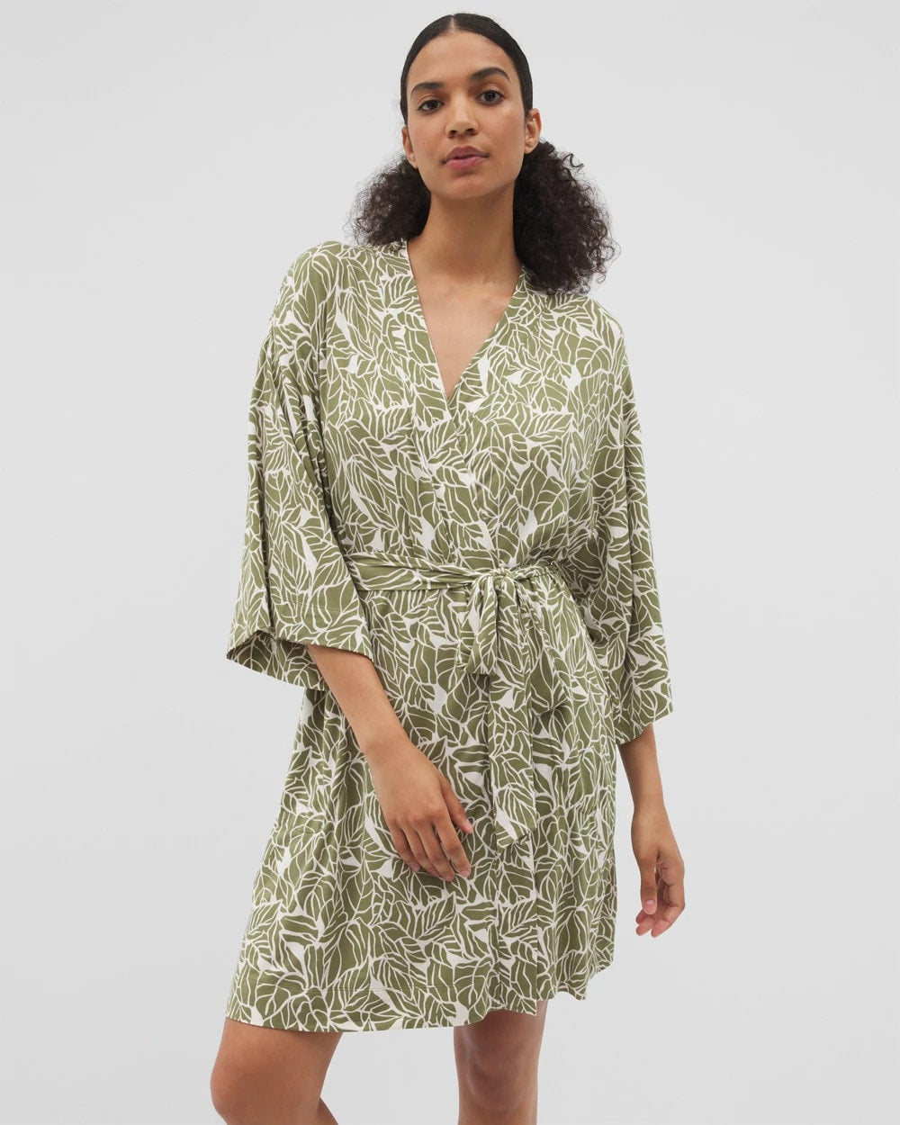 PALMTASTIC VETIVER/CHAMP Short Robe