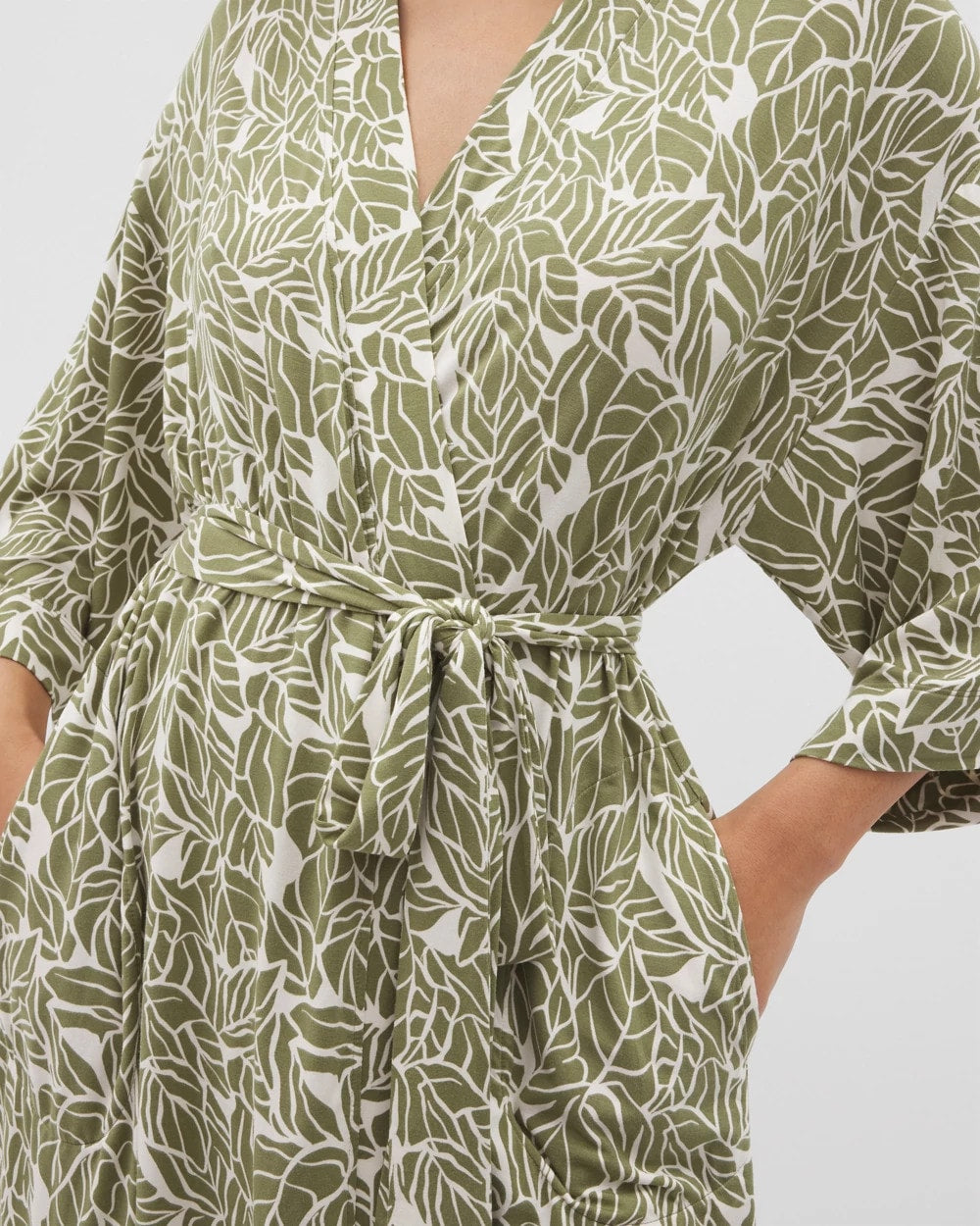 PALMTASTIC VETIVER/CHAMP Short Robe