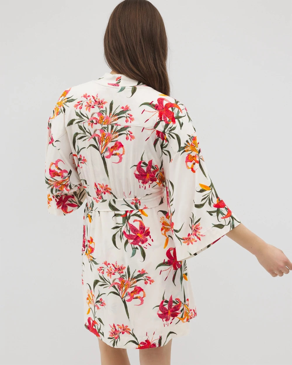 LE TIGRE FLORA CHAMPAGNE Short Robe