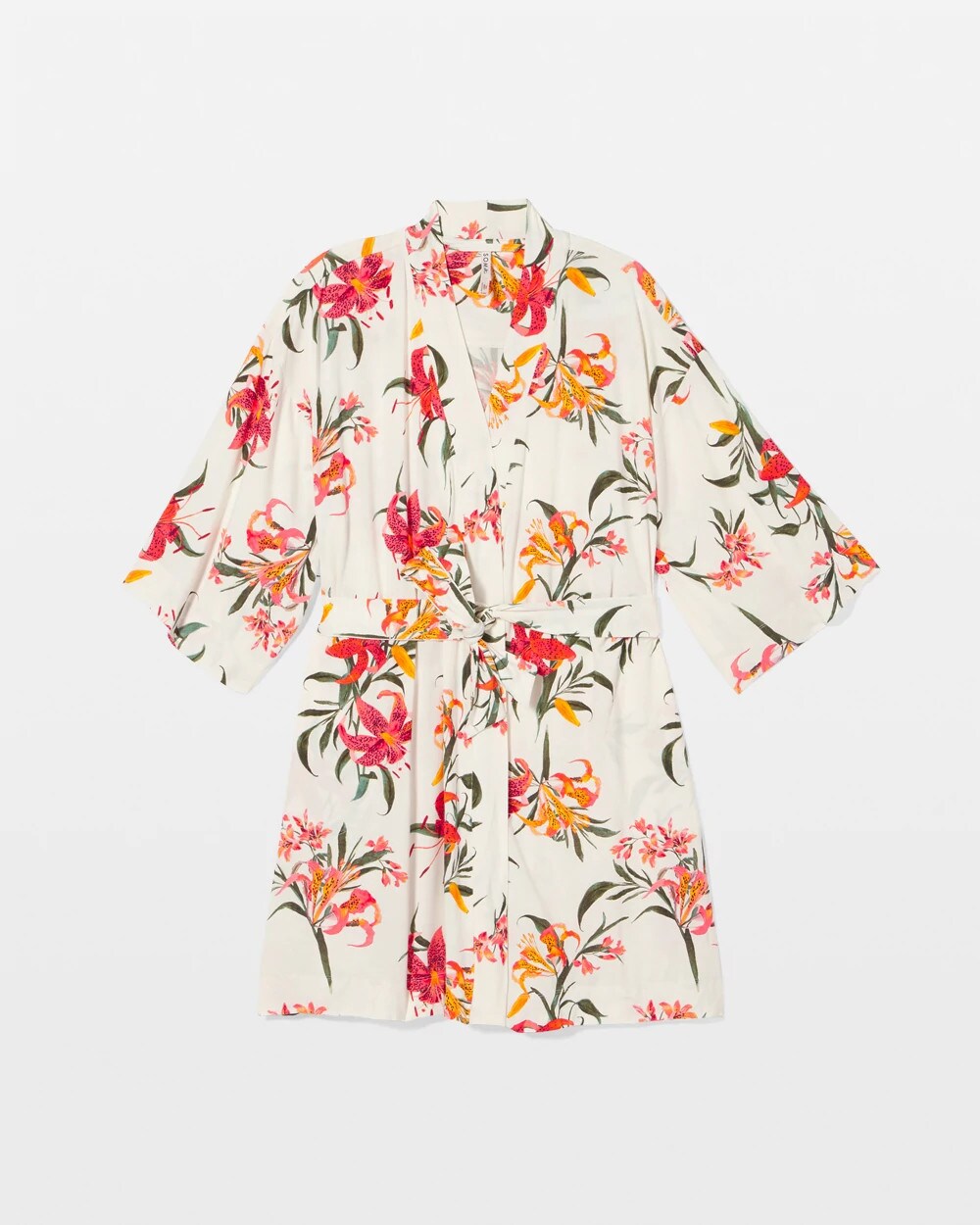 LE TIGRE FLORA CHAMPAGNE Short Robe