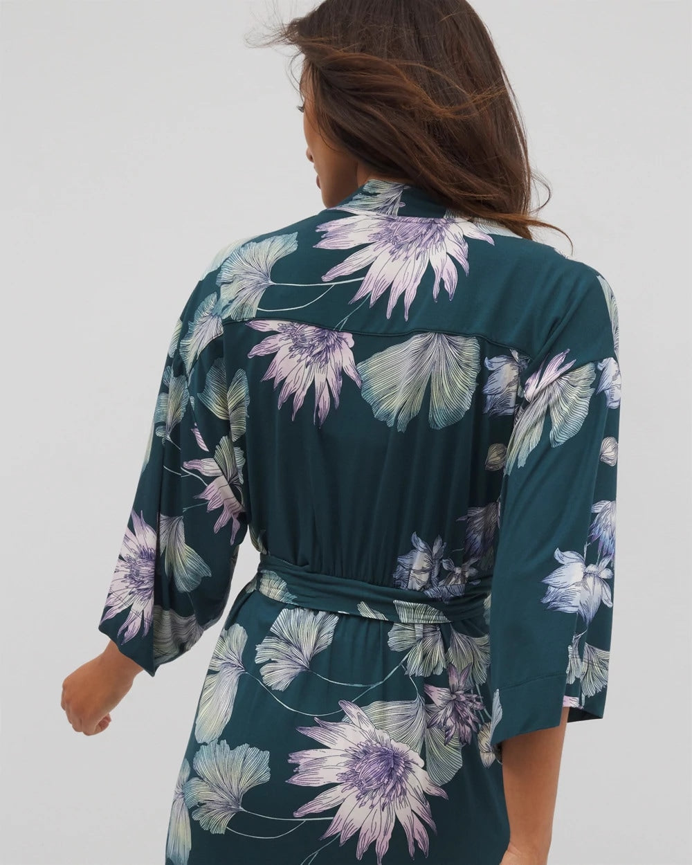 HAVEN BOTANICAL DARK SEA Short Robe