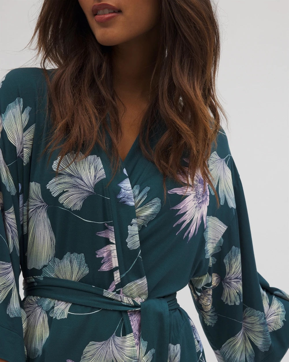 HAVEN BOTANICAL DARK SEA Short Robe