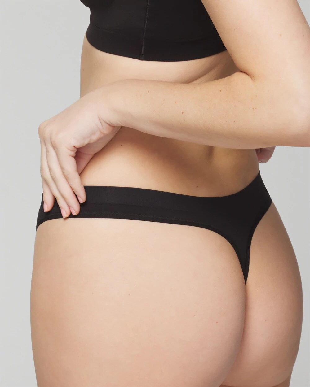 BLACK Thong Panty