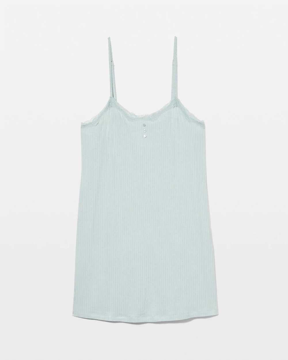 GREEN MIST Pointelle Chemise