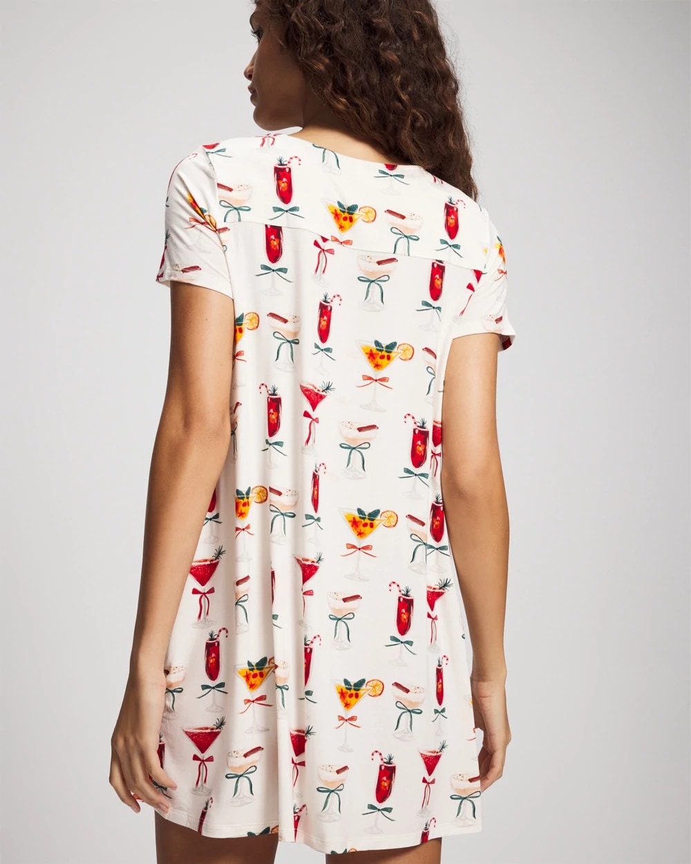 MERRY MIXES CHAMP Short Sleeve Scoop Neck Sleepshirt