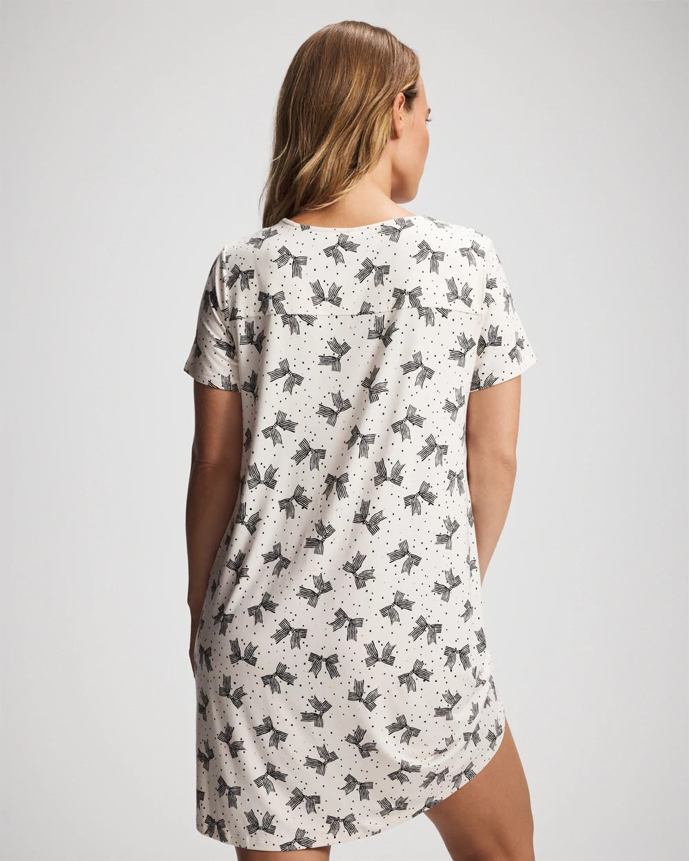THATS A WRAP CHAMP MICRO Short Sleeve Scoop Neck Sleepshirt