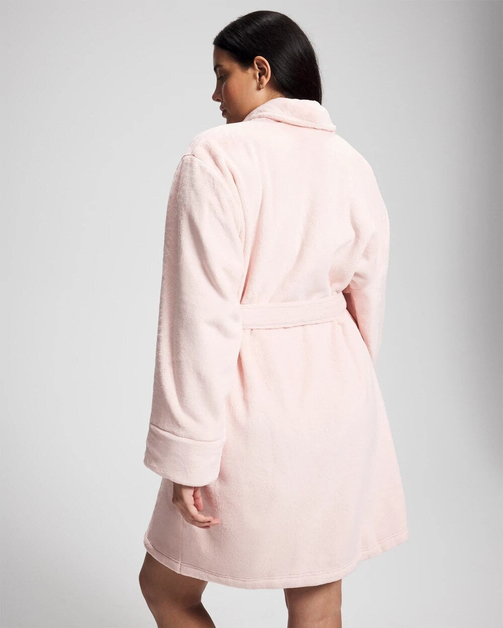 PRETTY PINK Plush Short Robe