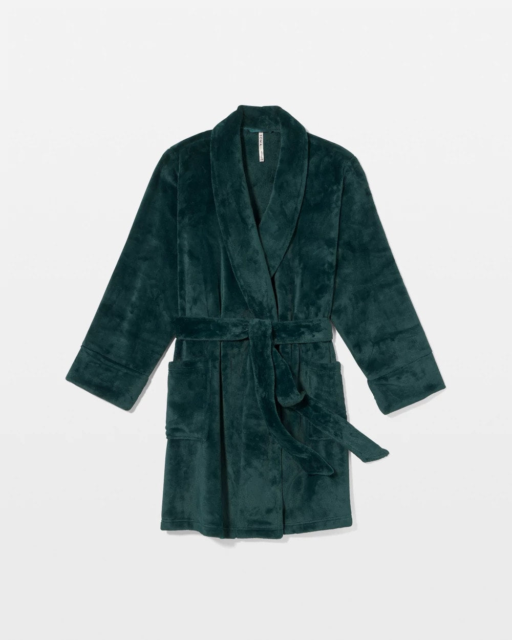 GREEN JOLIE Plush Short Robe