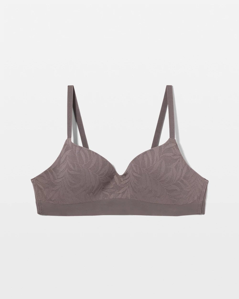 GRAY ABYSS Wireless Bra with Lace