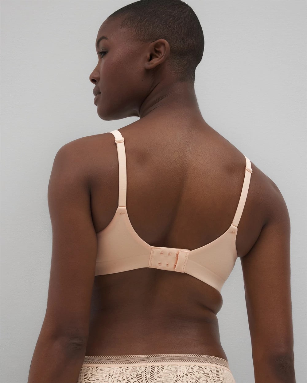 PEACH PARFAIT Wireless Bra with Lace