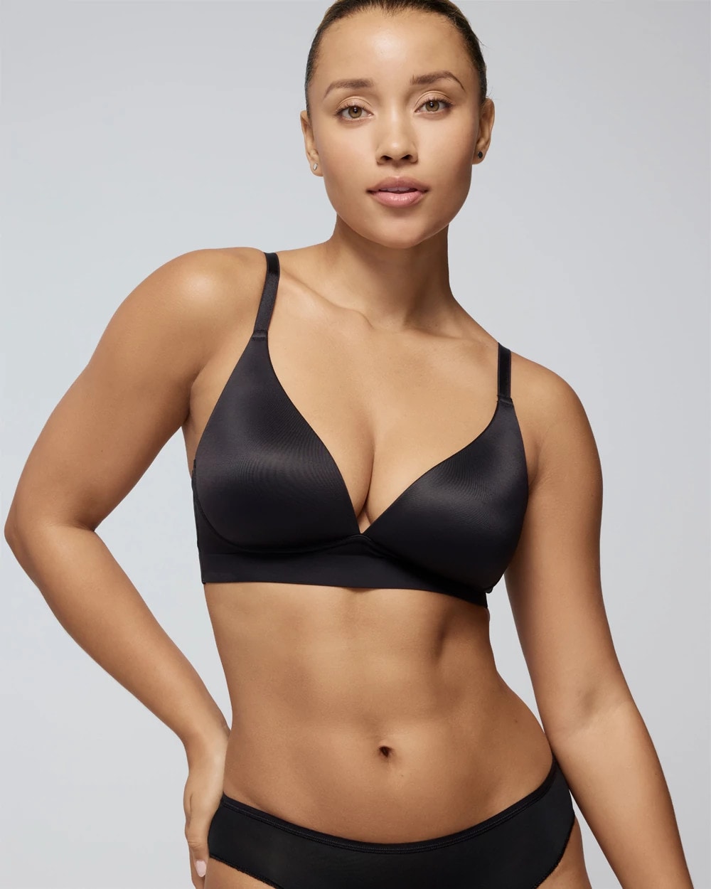 BLACK Luxe Plunge Bralette