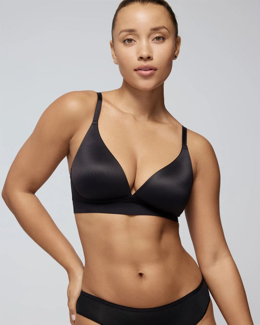 BLACK Luxe Plunge Bralette