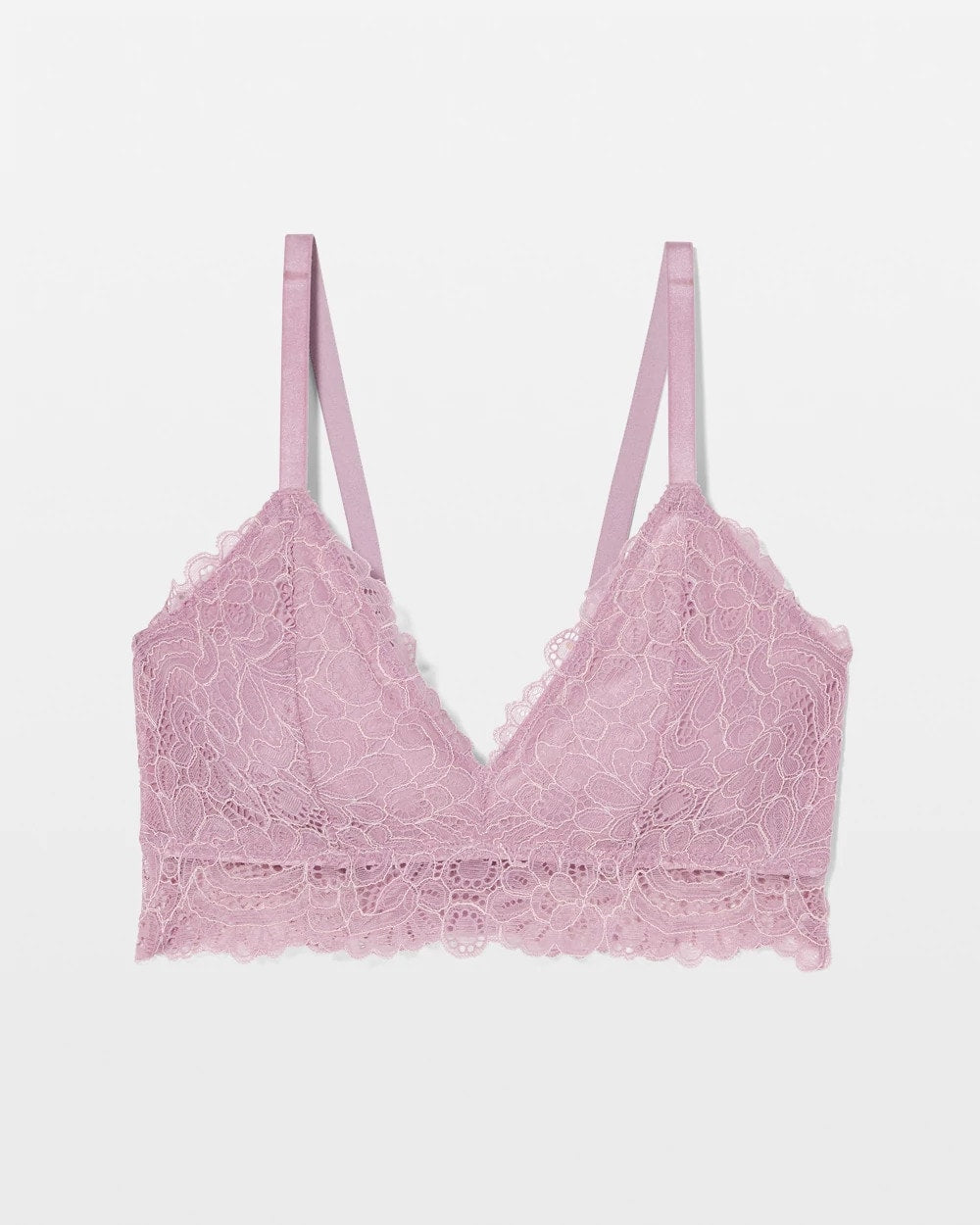LILAC WINE/LILAC ASH CD Corded Lace Bralette