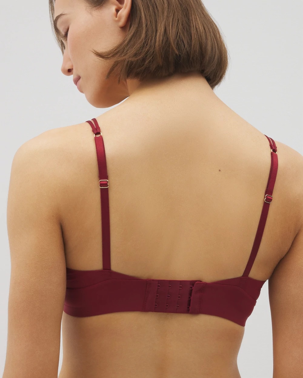 FIRST KISS Geo Lace Trim Bralette