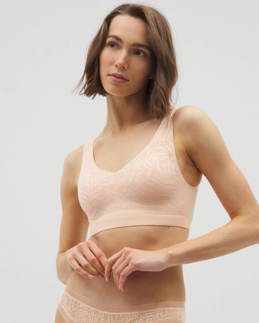 PEACH PARFAIT Lace Bralette