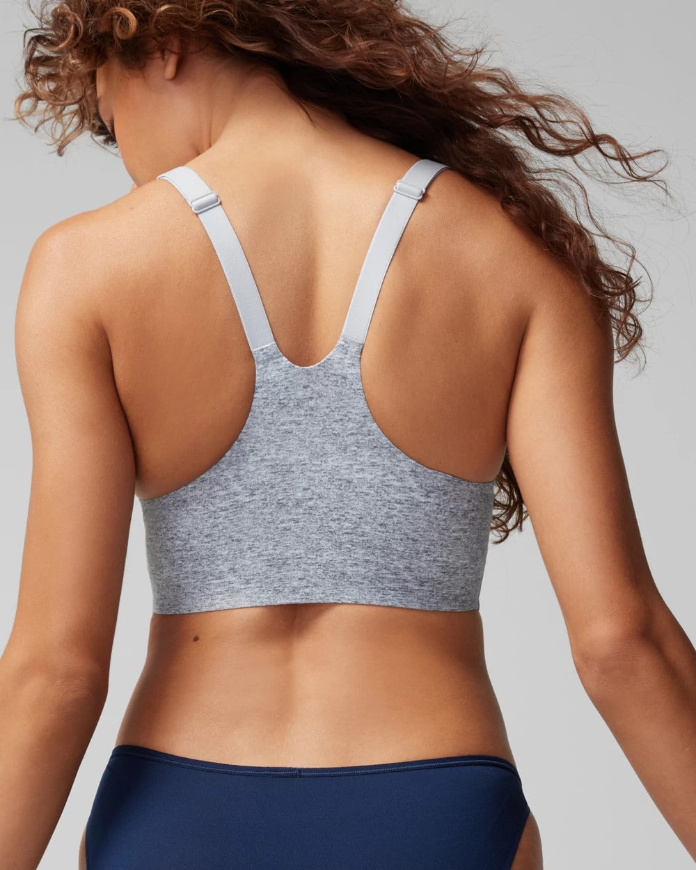 BLURRED GRAPHITE Racerback Bralette