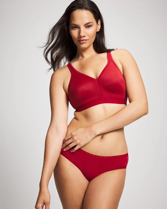 PAINT THE TOWN RED Wireless Unlined Full Coverage Bra