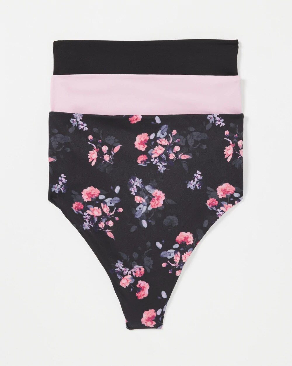 AMETHYST BLUSH MULTIPACK High-Waist Thong Panty 3 Pack