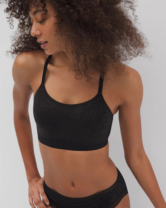 BLACK Lace Adjustable Bralette