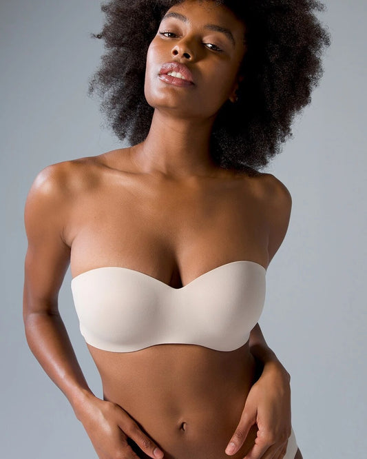 PALE SAND Wireless Strapless Bra