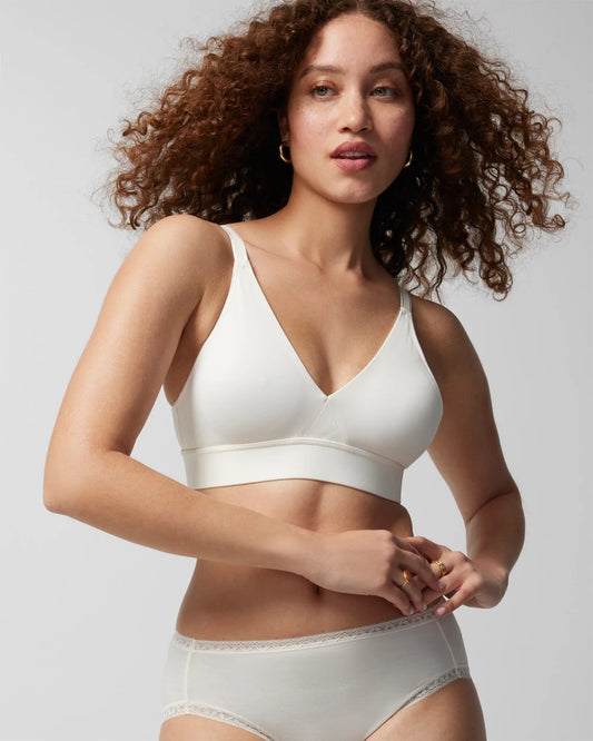 IVORY Wireless Unlined Bra