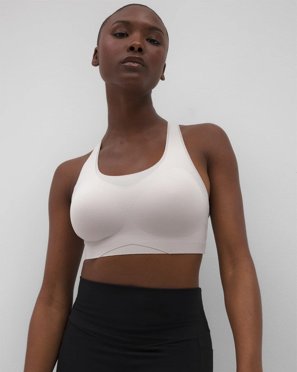 GRAY GLASS Racerback Bra