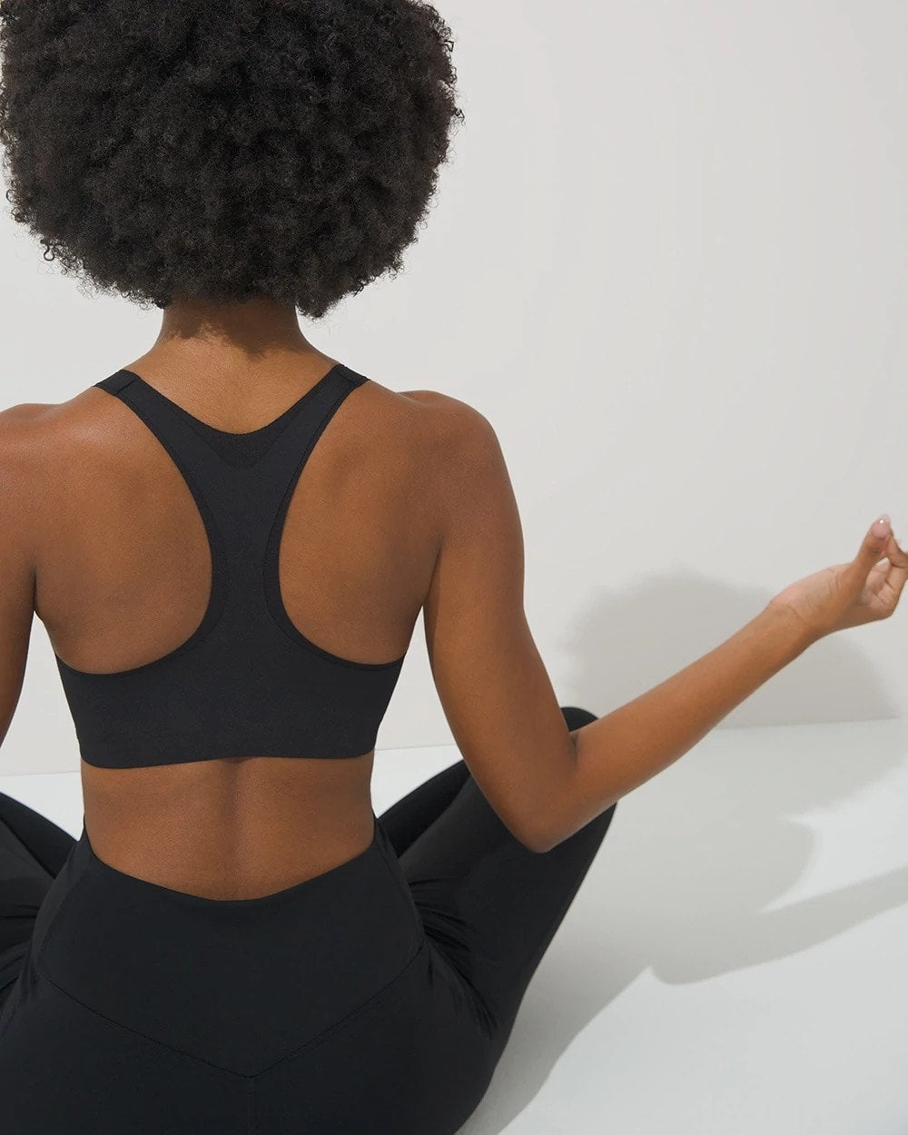 BLACK Racerback Bra