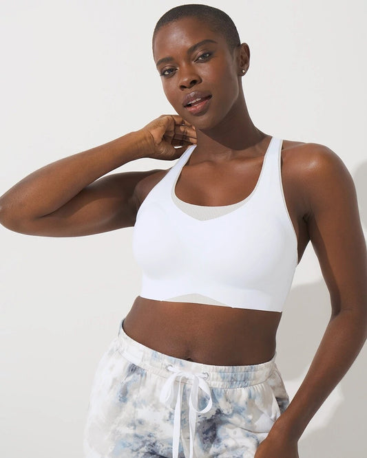 OPTIC WHITE Racerback Bra