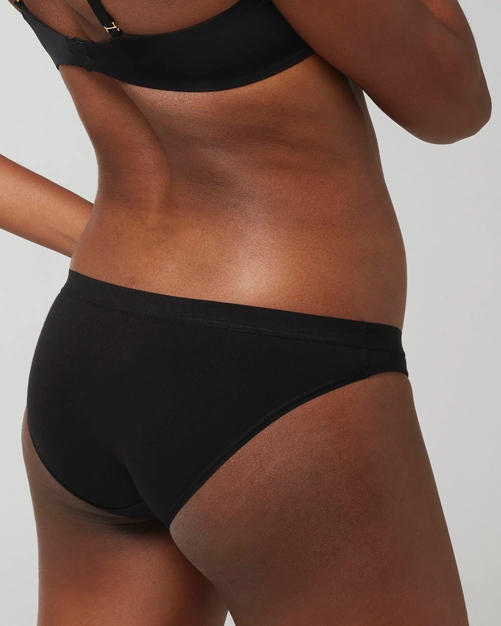 BLACK Cotton Bikini Panty