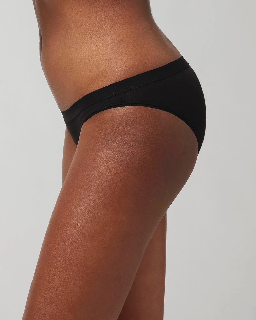 BLACK Cotton Bikini Panty