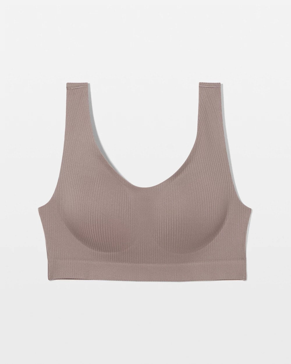 DARK TAUPE Rib Bralette