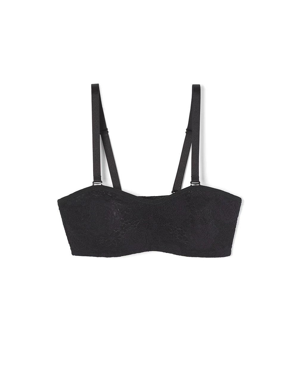 BLACK Halo Lace Strapless Bra