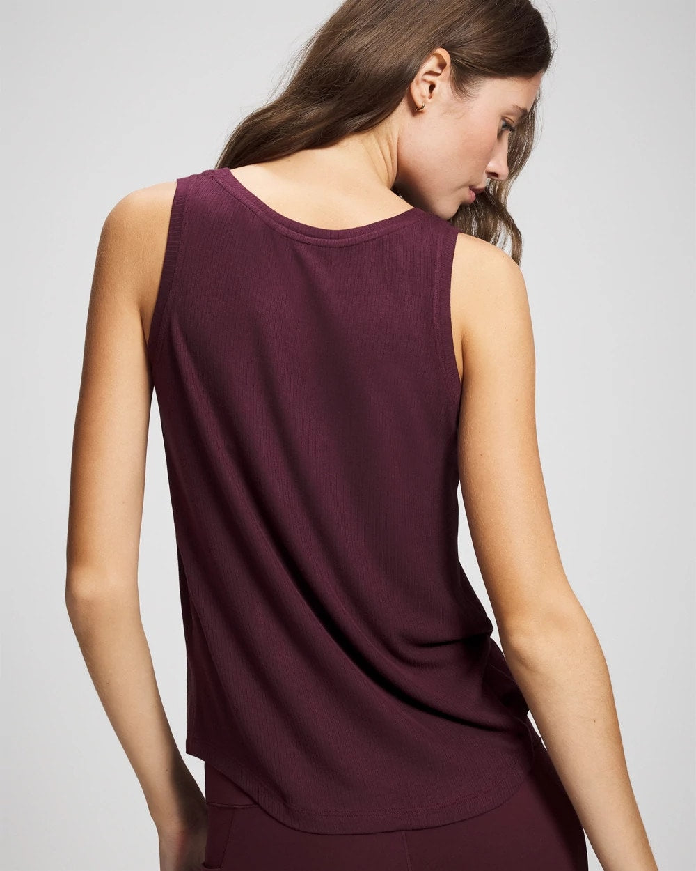 MERLOT Rib Knit Tank