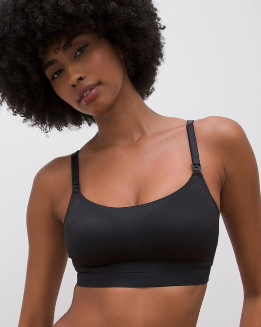 BLACK Luxe Nursing Convertible Bralette
