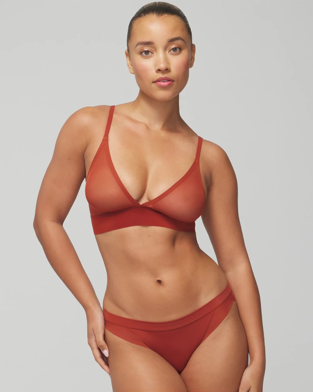 SIERRA REDWOOD Triangle Mesh Bralette