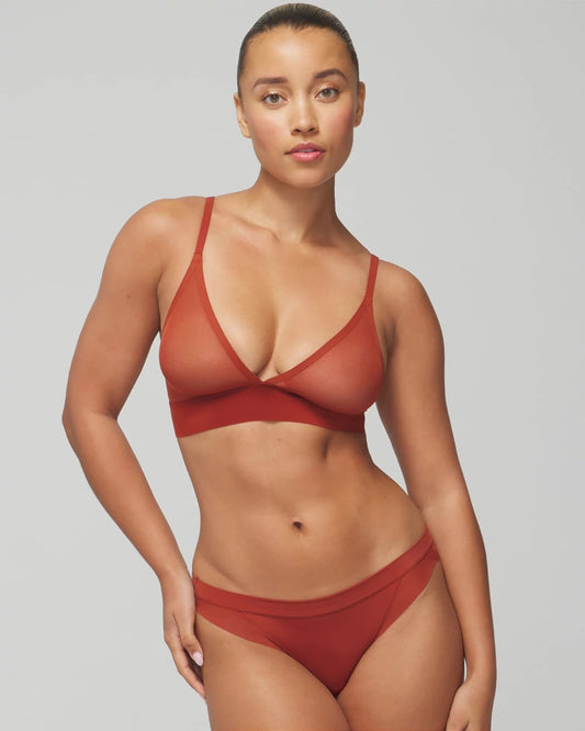 SIERRA REDWOOD Triangle Mesh Bralette