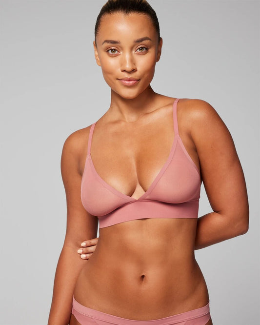 CLAY ROSE Triangle Mesh Bralette