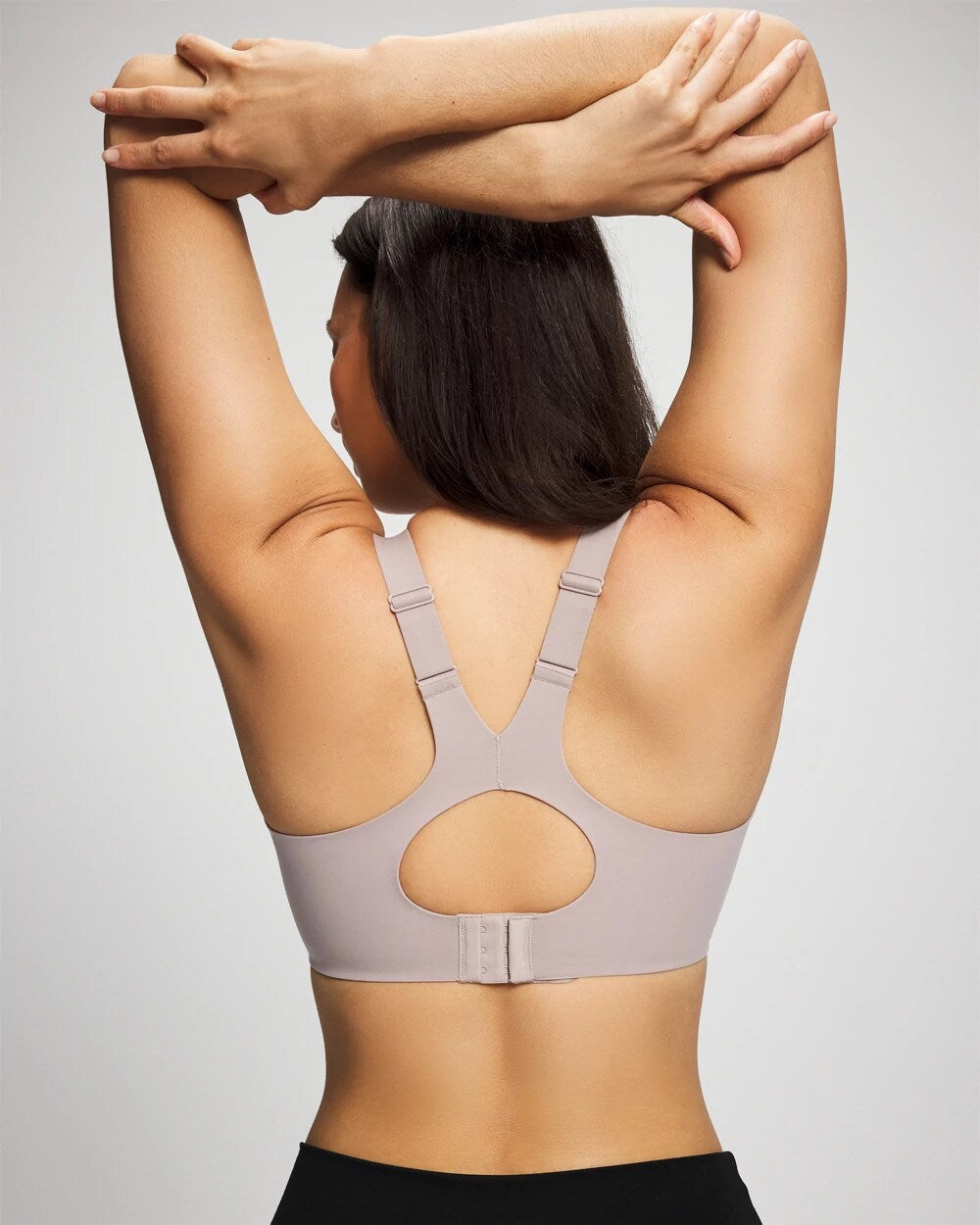 SILVER TAUPE High-Impact Bra