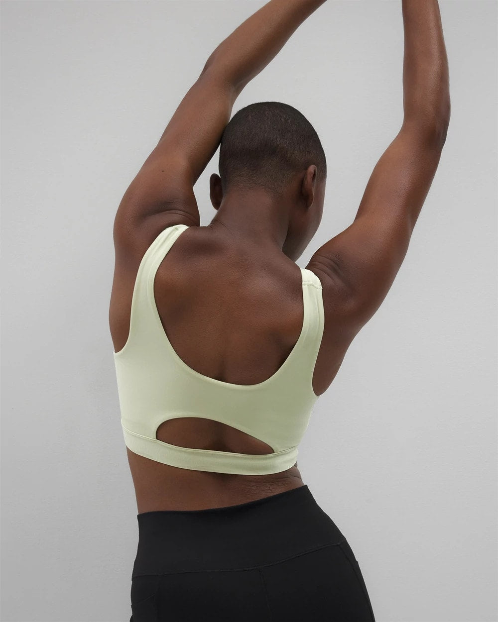 ALOE WASH High-Neck Yoga Bra