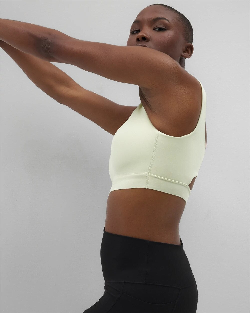 ALOE WASH High-Neck Yoga Bra