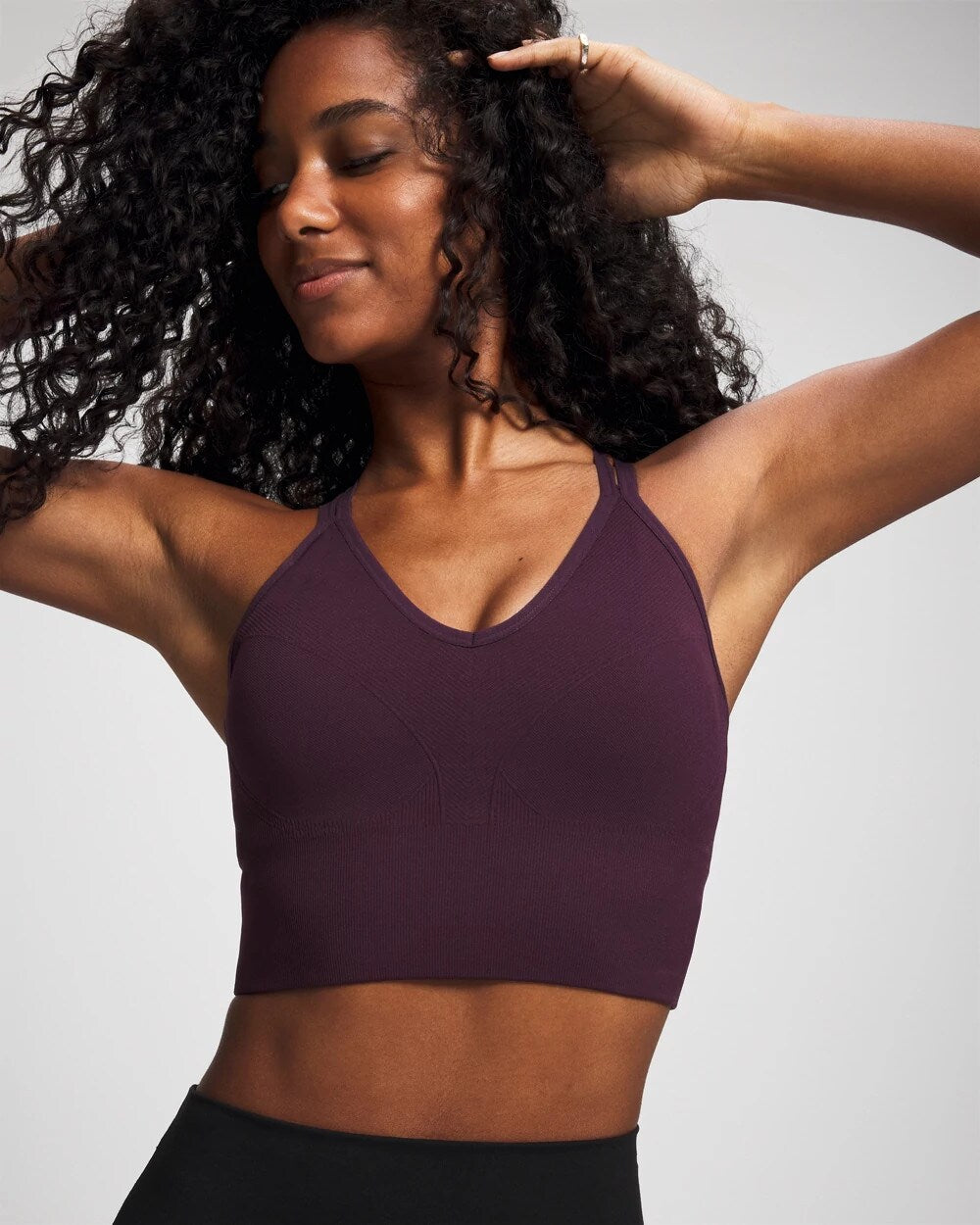 PLUM PERFECT Longline Bra with Strappy Back